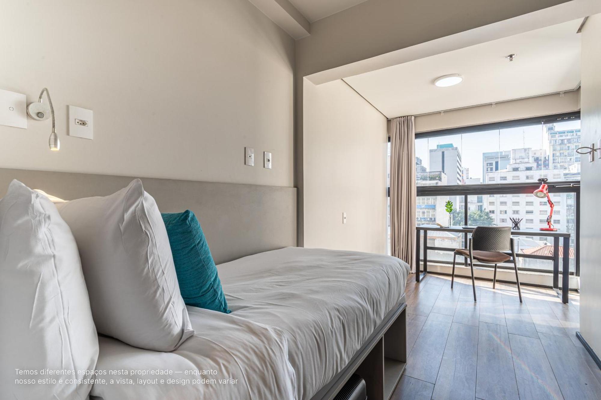 Predio Completo Na Consolacao Com Piscina No Rooftop - Share Consolacao ساو باولو الغرفة الصورة